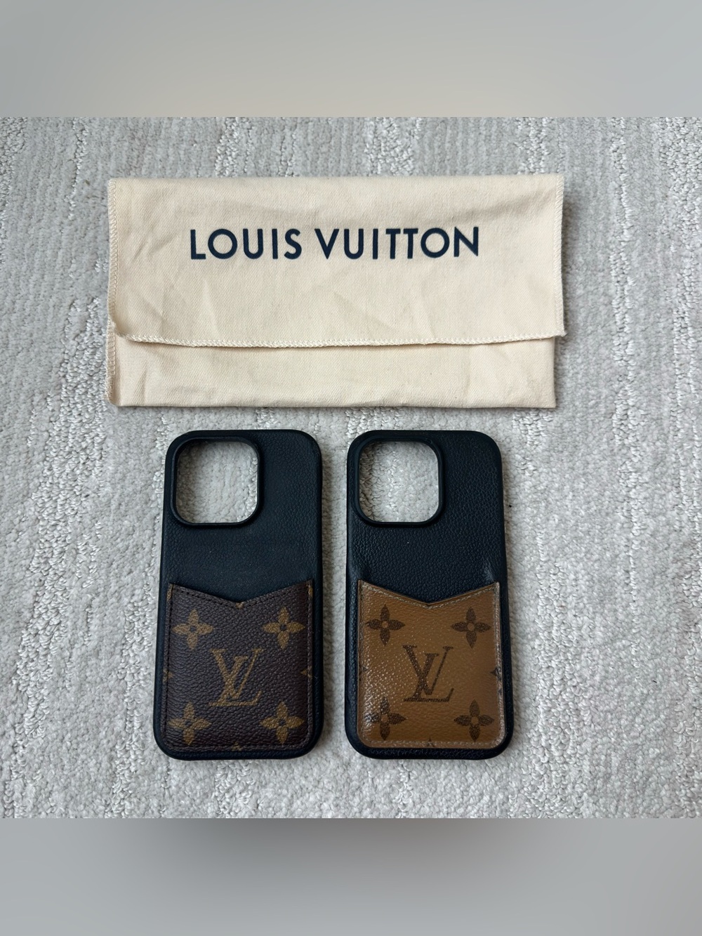 2 Louis Vuitton Pallas iPhone 14 Pro Cases